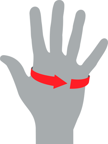 Определения размера перчаток