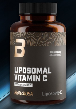 Липосомальный витамин C Liposovit®-C BioTechUSA 30 капсул || Vitamina C lipozomală Liposovit®-C BioTechUSA 30 capsule