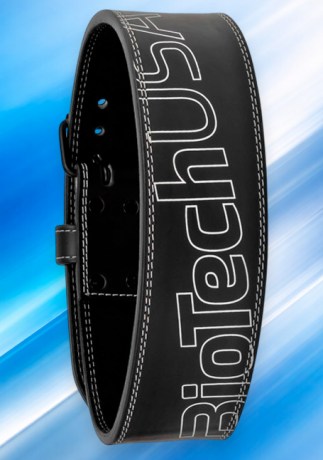 Пояс для пауэрлифтинга BiotechUSA кожаный || Curea de powerlifting BiotechUSA din piele