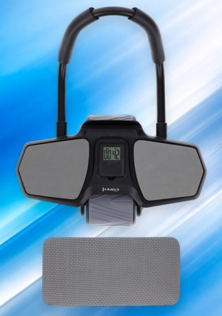 Колесо для пресса HMS KA10 BLACK с автоматическим возвратом и упорами для локтей || Roată pentru abdomen HMS KA10 BLACK cu revenire automată și sprijin pentru coate