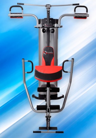 Вид спереди HMS TYTAN 9 – многофункциональный тренажер с тросом 1000 кг для дома || Vedere frontală HMS TYTAN 9 – aparat versatil cu cablu 1000 kg pentru acasă