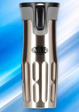 Термокружка NILS CAMP NCC06 SILVER 420 мл || Cană termică NILS CAMP NCC06 SILVER 420 ml