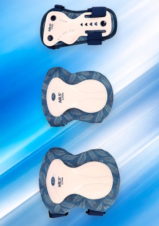 Наколенник, налокотник и защита запястья NILS Extreme H727 || Genunchieră, cotieră și protecție pentru încheietura mâinii NILS Extreme H727