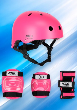 Набор NILS EXTREME MR290+H230 со шлемом и защитой суставов || Set NILS EXTREME MR290+H230 cu cască și protecții
