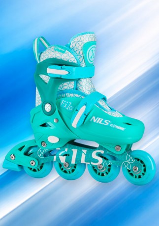 Детские роликовые коньки Nils Extreme NA13102 Green || Role pentru copii Nils Extreme NA13102 Green