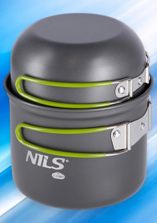 Туристические котелки и миски-сковородки NILS CAMP NC1767 XL || Oale și boluri cu funcție de tigaie NILS CAMP NC1767 XL pentru camping