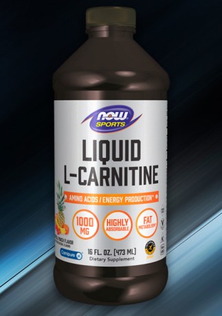 Жидкий L-Carnitine NOW Foods Tropical Punch, бутылка 473 мл || L-Carnitine lichid NOW Foods Tropical Punch, flacon de 473 ml