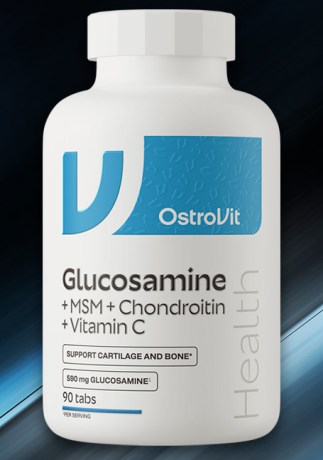 OstroVit Glucosamine MSM Chondroitin Vitamin C, флакон 90 таблеток || OstroVit Glucosamine MSM Chondroitin Vitamin C, flacon cu 90 de comprimate